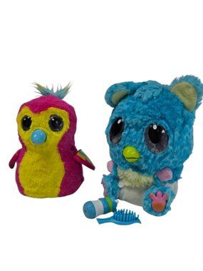 Hatchimals Plush Electronic Toys, Set of 2, Fluffy Animal Toys